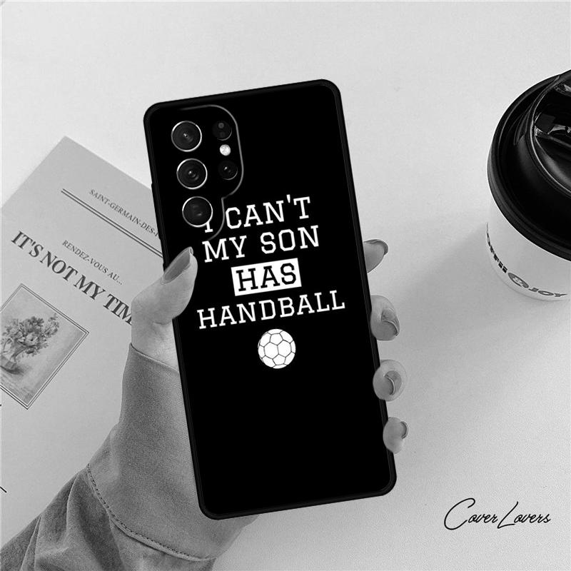 Peace Love and Handball phone case For Samsung Galaxy S24 S25 S23 S22 Ultra Note 10 20 Plus S20 S21 FE Cover