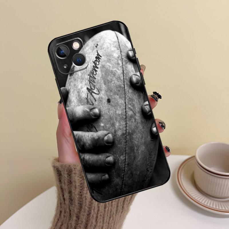 Rugby Ball Phone Case For iPhone 11 15 12 13 14 16 Pro Max 7 8 Plus X XR XS Mas Shell Cover