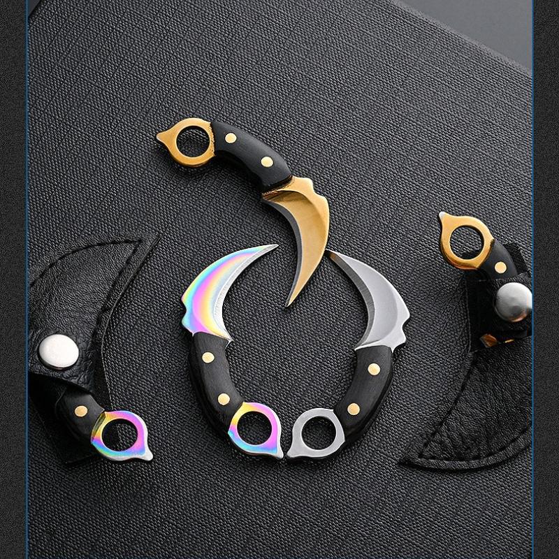 1Pc Keychain, Small Kitchen Knife, Mini Knife, Gift Knife, Courier Knife, Body Knife, Key Knife, Non-folding Knife, Pendant Accessories.