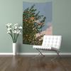 1Pc Warm Tone Citrus Plant Tapestry Polyester 2D Flat Wall Art For Bedroom Living Room - Healing Home Decor Gift