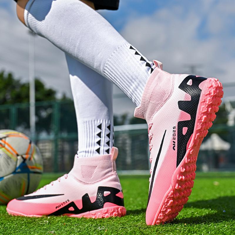 Men Football Shoes Cleats Outdoor Turf Indoor Fast Football Field Boots Society Soccer Shoes Professional High Quality Sneaker