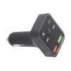Car Transmitter Wireless Adapter Handsfree Call Music Dual USB Port 1 Type C 7 Colorful Light Car Accessory DC12‑24V