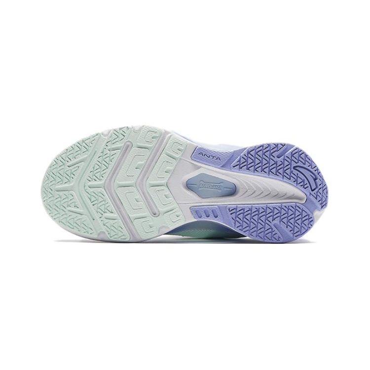 Anta Kids Monthly Physical Test Breathable Durable Low-Top Running Shoes Kids sneaker White Blue Green A322429999-3