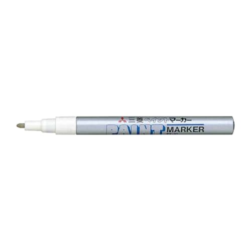 

Mitsubishi Pencil uni paint маркер на масляной основе тонкий кончик серебристый PX21.26