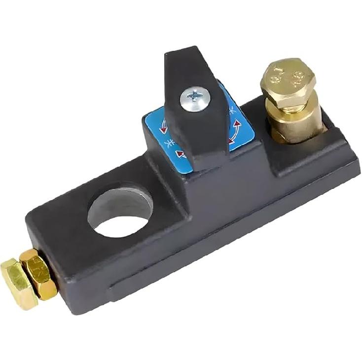 Smart Car Battery Disconnect Switch, 12V/24V Quick Disconnect Battery Cut Off Switch, Universal Master Power Cut Isolator Kill Switch for Car, RV, 1PC