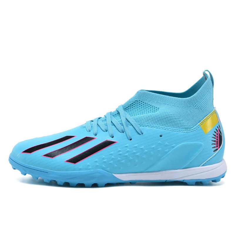 

High-top football shoes with broken nails, artificial turf nails, leather feet, boys, girls and teenagers, training shoes 45