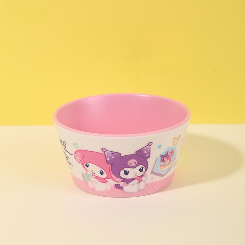 

WUHE Cute Dinnerware, Dishes Food Plate Bowl Cup Spoon Fork Dishware, Cartoon Tableware, Dishwasher Safe Healthy Mealtime