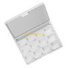 W89C 12 Well Watercolor Paint Palette Box Paint Mixing Tray with Dustproof Lid