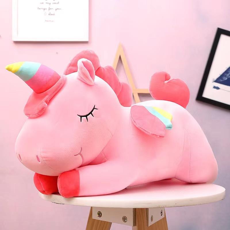 Party Style Unicorn Doll Plush Toy Large Sleeping Pillow Rag Doll Children's Gift Doll