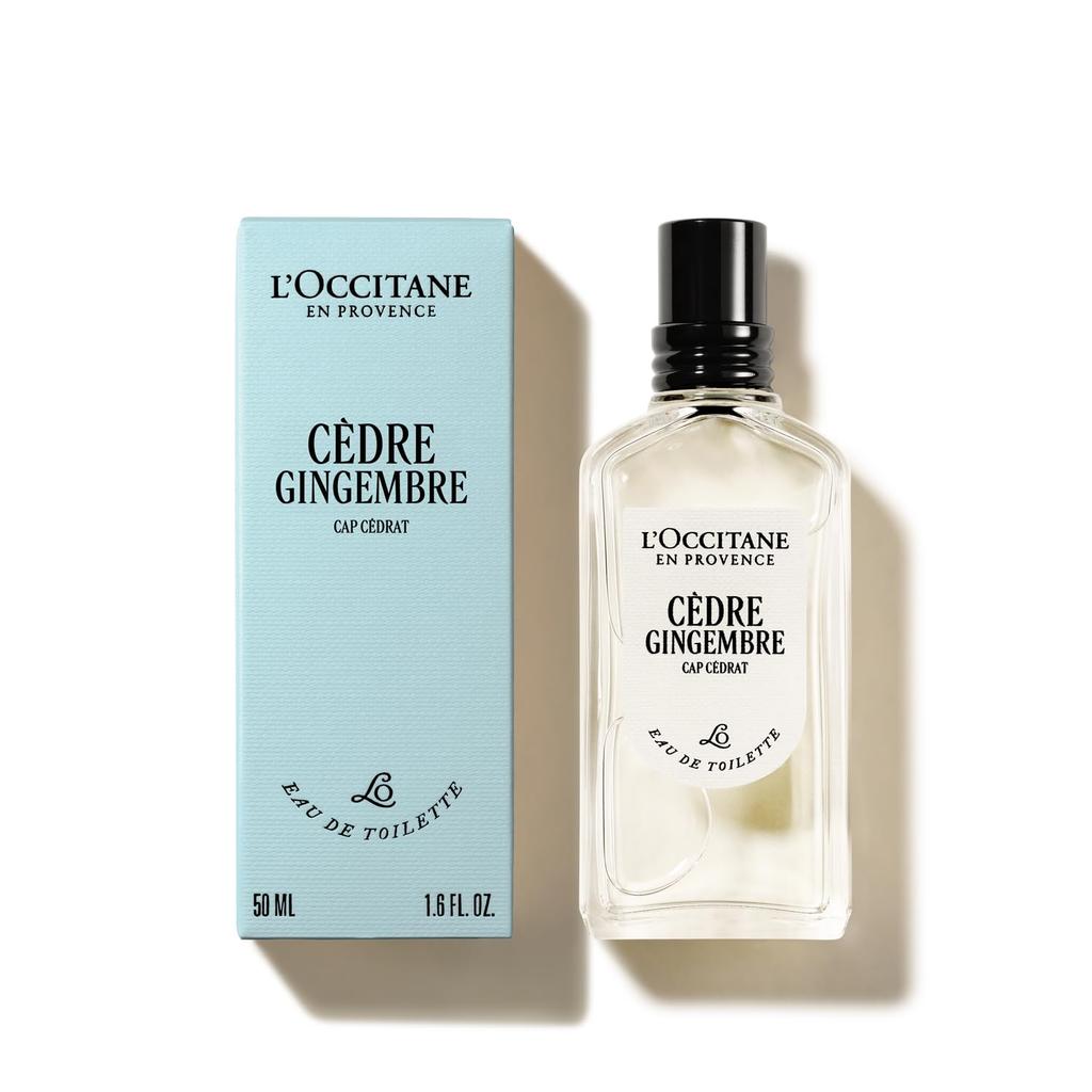Cedar Gengembre Eau de Toilette 50mL Perfume Fragrance for Men and Popular Birthday Gift L'OCCITANE [Cedra Homme] Women,