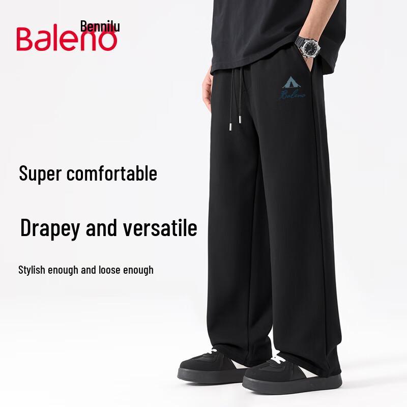 

Baleno Unisex Loose Wide-Leg Casual Trousers M
