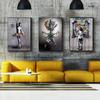 Abstract Color Graffiti Art Banksy Ballet Dancer Poster Canvas Painting Living Room Study Corridor Home Decoration Mural