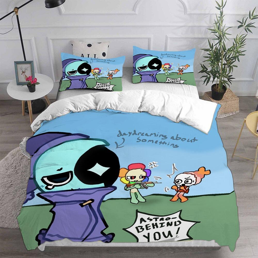 Dandy's World Duvet Cover Pillowcase Bedding Set Adult Boy Girl Bedroom Decoration Children Gift Single Double Large Size