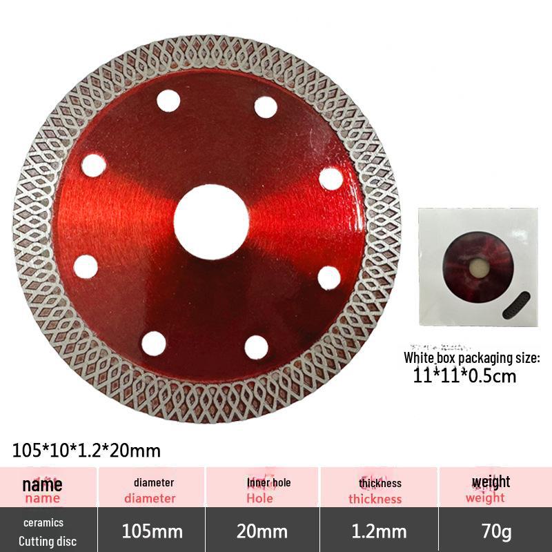 Diamond Tile Cutting Blade for Angle Grinders - Ceramic & Marble Chamfering Slice