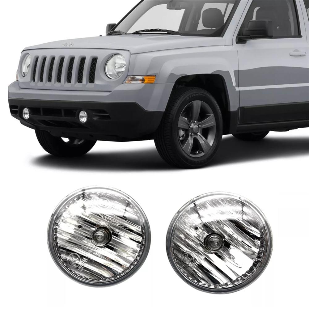 

2x Bumper Fog Light Lamps For 2020 Jeep Gladiator 2011-2017 Patriot 68081399AB