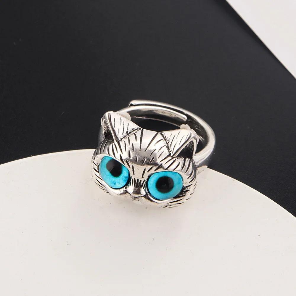 Women'S Cat Shaped Ring, Cool And Personalized Index Finger Ring, Fashionable And Versatile Animal Ring