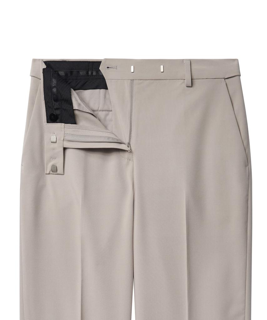 MUSINSA STANDARD WOMAN [Cooltandard] Women'S Straight Hidden Banding Slacks [Light Beige]