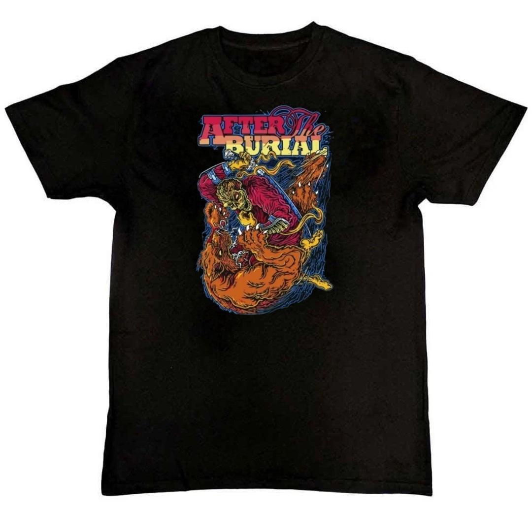 After The Burial Band Graphic Print Mens T-Shirt S