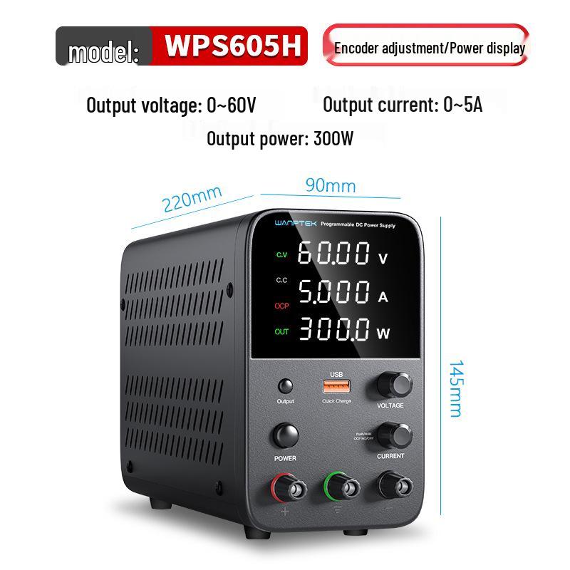 Gucesh W605H Adjustable 60V 5A DC Power Supply for Mobile and Tablet Repair