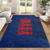 England national football team Carpet Door Mat for Living Room or Bedroom Protective Mat Under Chair Office Decoration Christmas Gift Birthday Present