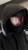 Miles Spider-Man Headgear Electric Eyes Movable Across the Universe Blinking Face Mask