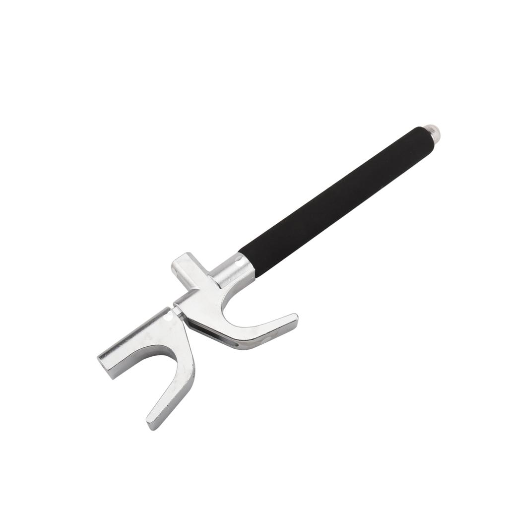 Car Steering Wheel Lock, Adjustable Anti-Theft Steering Wheel Lock with 3 Keys and Safety Hammer