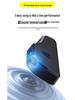 Clip-On Bluetooth Glasses Headset: Long Battery Life, Touch Controls, Flexible Fit