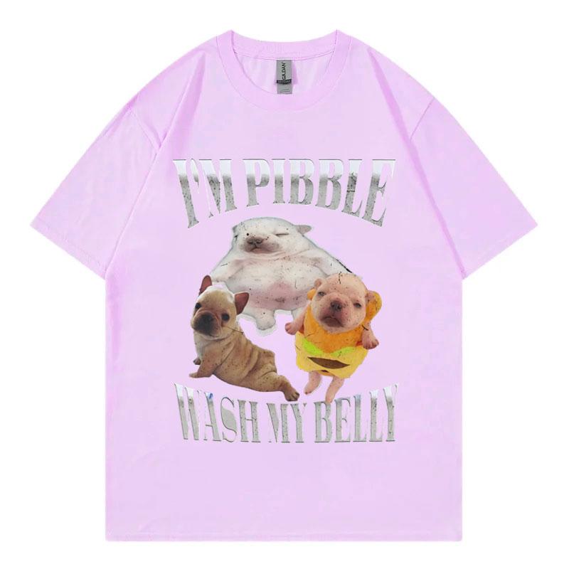 Baby French Bulldog Funny Dog Meme Graphic T Shirts Fashion Vintage Short Sleeve Tshirts Men Women Casual Loose Cotton Tshirt