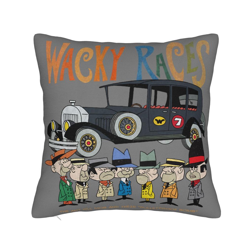 Wacky Races Muttley Satanas Pillowcase Soft Fabric Cushion Cover Decor  Pillow Case Cover Home Wholesale 40X40cm