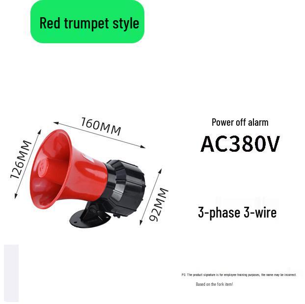 Dreiphasen 220V/380V Alarm: Stromausfall, Phasenausfall, Strom Ein-Erinnerung, Ton- & Lichtwarnungen.