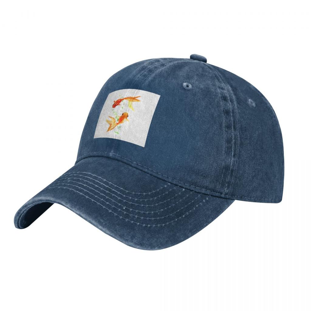 Goldfish KOI Feng Shui Design Fashion Baseball Cap Peaked Cap Mens Hat Womens Cap Golf Hat Man