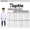 TopTie White Lab Scientist Costume for and Parties White Ages Kids' Coat, School, Halloween, Children's Day, - - 10-12