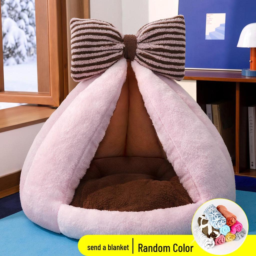 Four Seasons Semi-Closed Pet Tent: Universal Dog & Cat House