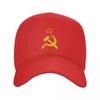 Russian Soviet Flag Baseball Cap for Women Unisex Breathable CCCP USSR Hammer And Sickle Dad Hat PerforUnisexce Snapback Summer Hats