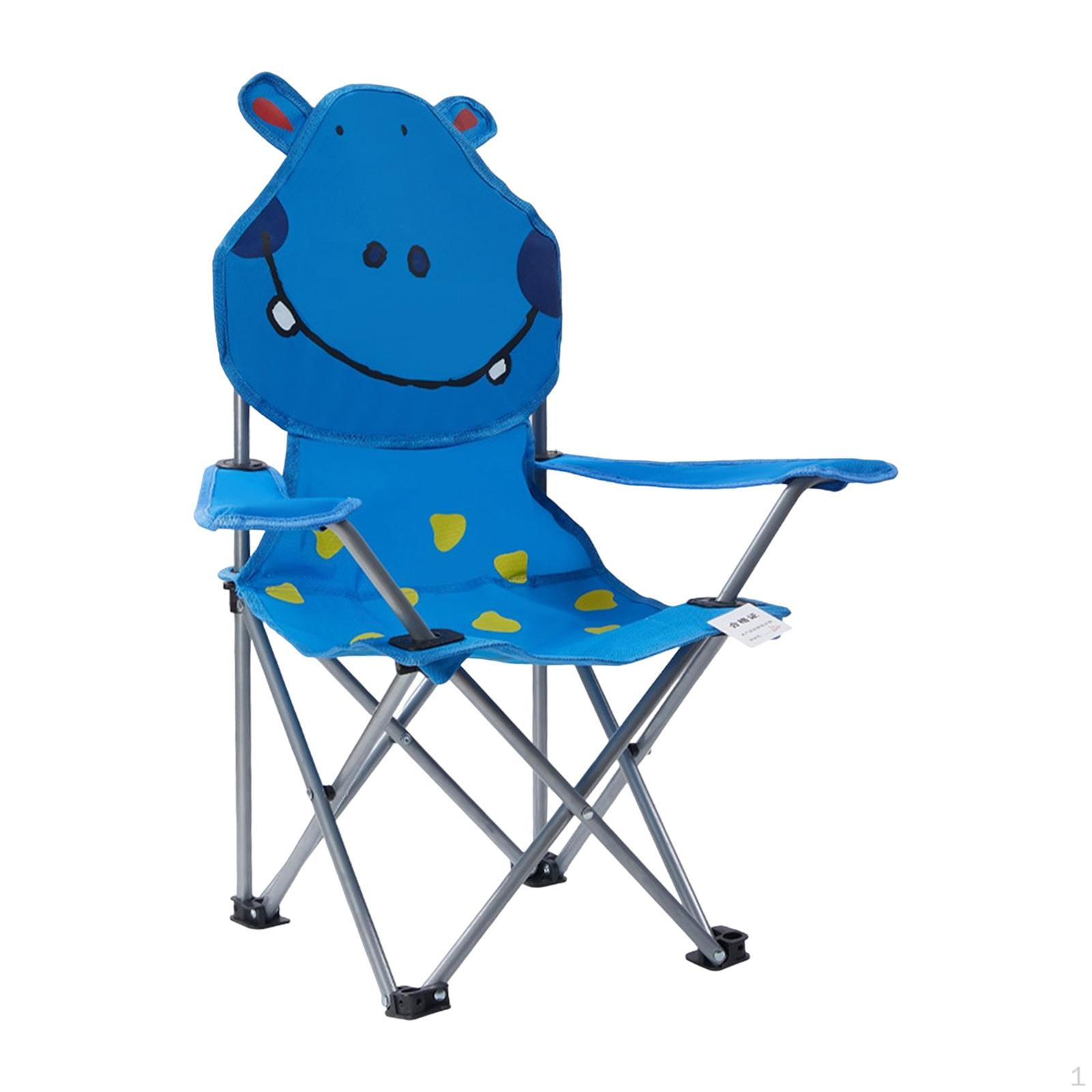 Kids Folding Camping Chair Beach Lightweight Oxford Mat Foldable Camp Lawn Chairs