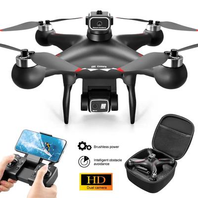 New S116 MAX Drone WIFI FPV ESC HD Camera 360° Obstacle Avoidance Brushless Motor Remote Control Quadcopter Toy Gift for Kids