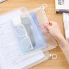 A4/A5/A6 Schreibwarentasche Transparente Aufbewahrungstasche Einfacher Aktenordner Studenten