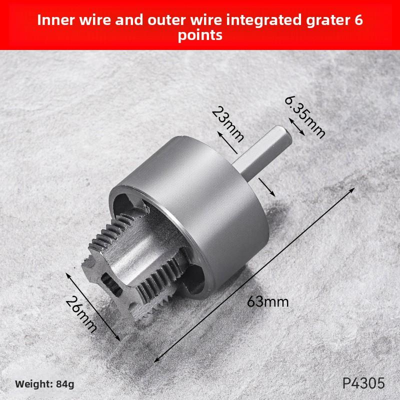 1/2 3/4 Inch PPR Water Pipe Internal Thread Opener For PVC Plastic Pipe Thread Tap Hand Electric Drills Hand Tools
