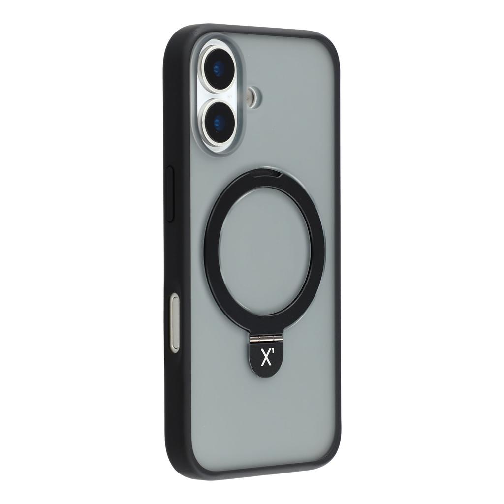 For iPhone 17 Case Metal Kickstand TPU PC Phone Back Cover