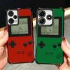 Game Console Trend Pattern Plating Phone Case For Xiaomi Redmi Note 14 15 Pro Plus 13 12 11 11S 11T 10 9S 9 5G Anti-Fall Airabag