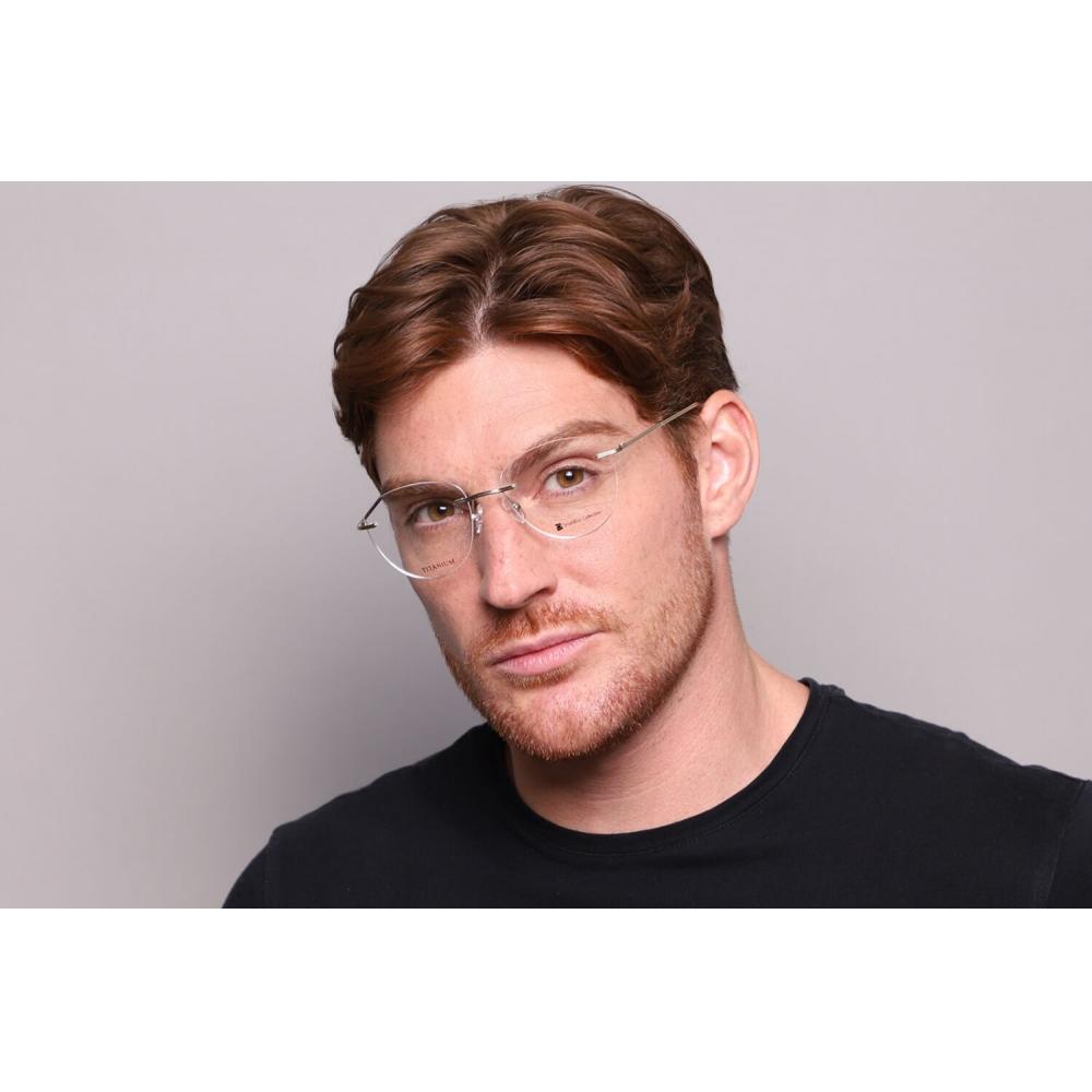 Rimless Oval Gold SmaRtbuy Collection Daria Rt 0036 C1 Fashion Unisex Eyeglasses