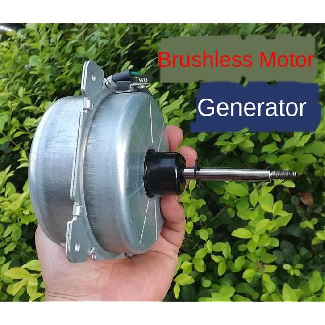 Low-Speed Three-Phase Permanent Magnet Brushless AC Brushless Wind Generator + Ballast 200W Hand Hydraulic Power 12V-300V