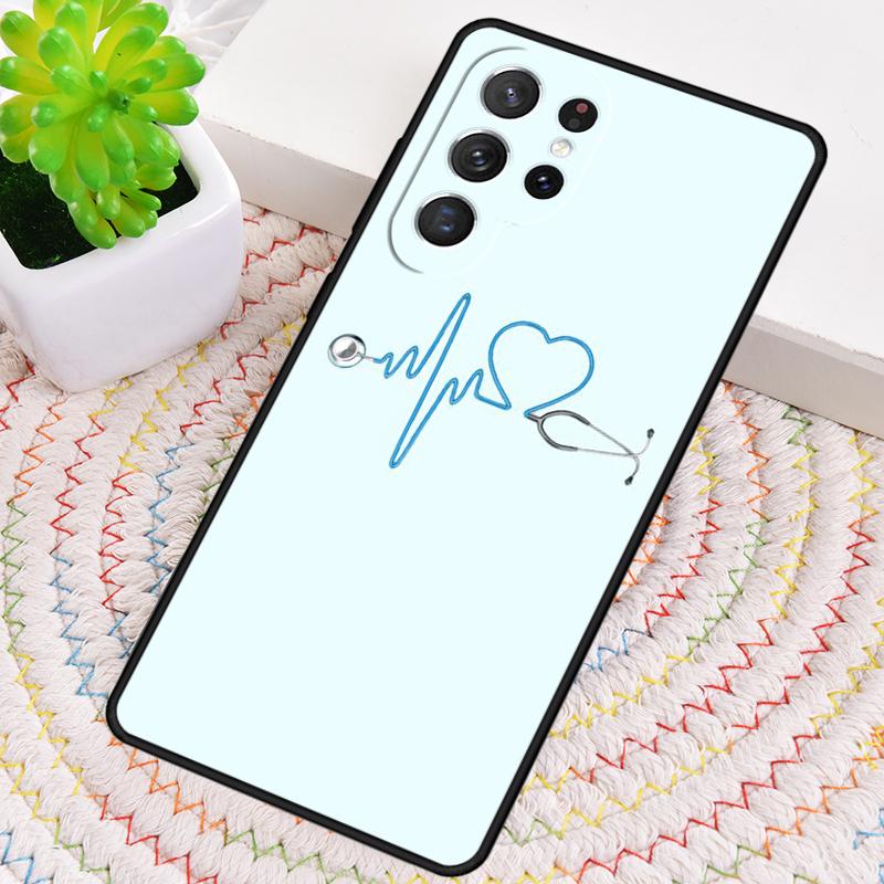 Cute Cartoon Medicine Nurse Doctor Soft Phone Case for Samsung Galaxy Note 10 Pro S26 Ultra S23 S24 FE S25 S21 S22 PLUS Cove