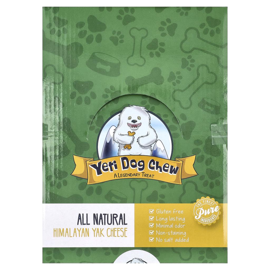 Yeti Dog Chew, Himalayan Yak Cheese, For Dogs, Medium, 3 lb