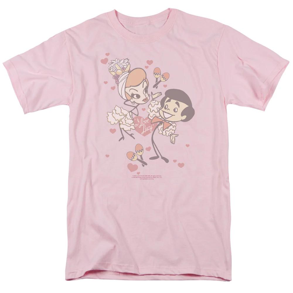 

I Love Lucy Rumba Dance Mens T Shirt Pink Officially Licensed 4XL