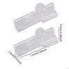 2Pcs Milk Carton Sealing Clip Boxed Drinks Clips Rotating Leakproof Food Bag Sealer for Travel