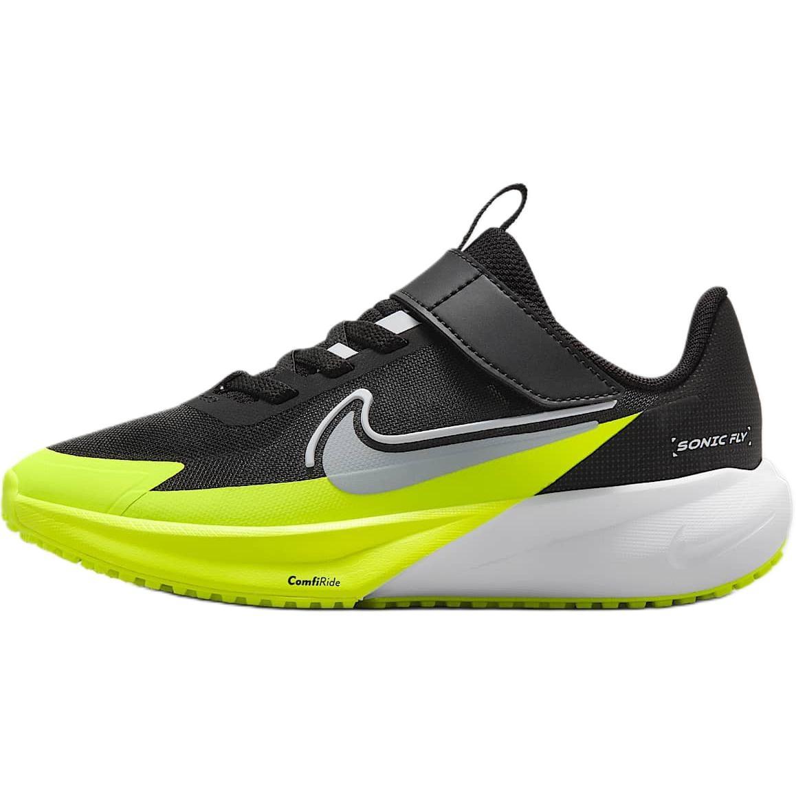 (PS) Nike Sonic Fly Black Wolf Grey Volt Kids FZ0016-002 EU 28