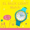 Crepha Kids Analog Watch Waterproof 10 ATM EL Light Multi-Function Simple Blue with Urethane Strap T-Sports