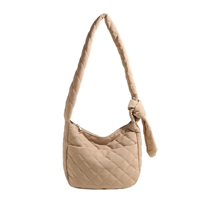 Nylon Cloth Bag Female Tote Bag Large Capacity Solid Color Can Be Messenger New Versatile Bag