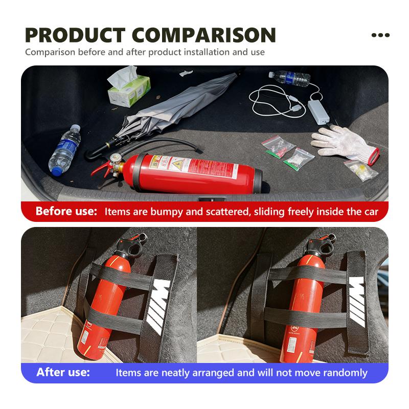 Car Trunk Organizer Strap Fixing Belt Storage Bag Tapes Fixed For BMW M F10 F20 F30 F40 F15 F25 F26 F31 F49 E62 E83 E84 BT8